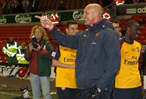 Jay Thomas and Steve Bould: Arsenal's FA Youth Cup Victory Celebration