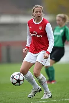 Jayne Ludlow (Arsenal). Arsenal Ladies 9: 0 ZFK Masinac. UEFA Womens Champions League