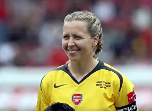 Jayne Ludlow Celebrates Arsenal's FA Cup Victory (4:1 vs Charlton Athletic, 2007)