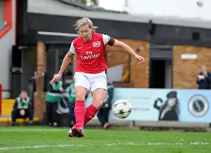 Arsenal Ladies V Rayo Vallecano 2011-12 Prints: Jayne Ludlow's Historic Goal: Arsenal Crushes Rayo Vallecano 5-1 in UEFA Women's Champions League