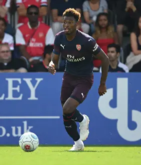 Borehamwood V Arsenal 2018-19 Prints: Jeff Reine-Adelaide in Action: Arsenal's Pre-Season Clash against Borehamwood (2018)