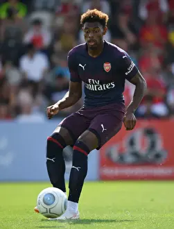 Borehamwood V Arsenal 2018-19 Prints: Jeff Reine-Adelaide in Action: Arsenal's Pre-Season Clash against Borehamwood (2018)