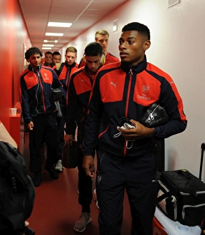 Nottingham Forest V Arsenal EPL Cup 3rd Round 2016-17 Prints: Jeff Reine-Adelaide (Arsenal). Nottingham Forest 0: 4 Arsenal. EPL League Cup. 3rd Round