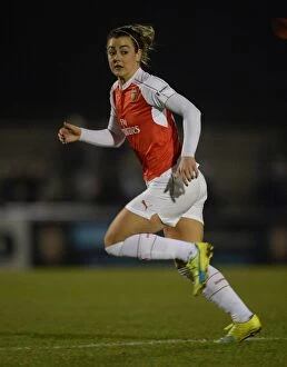 Arsenal Ladies v Reading FC Women 23rd March 2016 Collection: Jemma Rose in Action for Arsenal Ladies vs. Reading FC Women (March 2016)