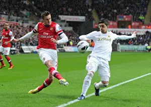 Swansea Prints: Jenkinson vs. Davies: Battle at Liberty Stadium - Swansea City vs