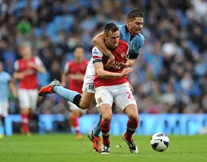Manchester City V Arsenal 2012:13 Prints: Jenkinson vs Garcia: A Draw at the Etihad - Manchester City vs Arsenal, Premier League