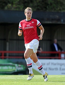 Arsenal Ladies V Lincoln Ladies 2012:13 Prints: Jennifer Beattie in Action: Arsenal Ladies vs. Lincoln Ladies FA WSL Match, 2012