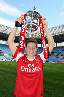 Jennifer Beattie with the FA Cup: Arsenal's Victory over Bristol Academy
