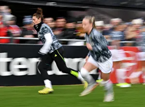 Arsenal Women V Watford Women 2023-24 Prints: Jennifer Beattie Gearing Up: Arsenal Women vs. Watford Women FA Cup Match
