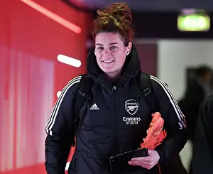 Arsenal Women V Chelsea Women 2022-23 Prints: Jennifer Beattie Readies for Arsenal Women vs Chelsea Women Showdown at Emirates Stadium