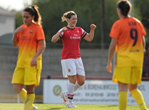 Jennifer Beattie's Hat-Trick: Arsenal Ladies FC Triumph Over Barcelona in UEFA Women's Champions League (2012)