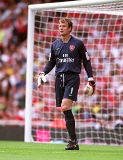 Arsenal v Inter Milan 2007-08 Collection: Jens Lehmann in Action: Arsenal's 2:1 Victory Over Inter Milan, Emirates Cup, 2007