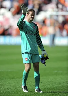 Images Dated 10th April 2011: Jens Lehmann (Arsenal). Blackpool 1: 3 Arsenal, Barclays Premier League