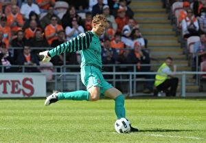 Images Dated 10th April 2011: Jens Lehmann (Arsenal). Blackpool 1: 3 Arsenal, Barclays Premier League