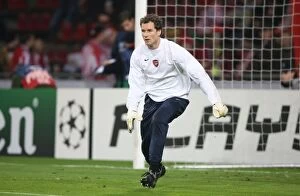Images Dated 23rd February 2007: Jens Lehmann (Arsenal) PSV Eindhoven 1: 0 Arsenal