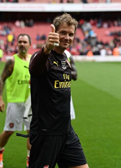 Images Dated 8th September 2018: Jens Lehmann Reflects: Arsenal Legends vs Real Madrid Legends at Emirates Stadium (2018-19)