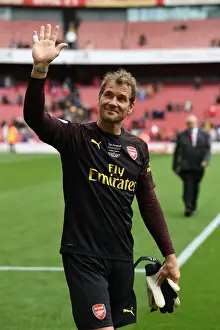 Arsenal Legends V Real Madrid Legends 2018-19 Prints: Jens Lehmann Reflects: Arsenal Legends vs Real Madrid Legends (2018-19)