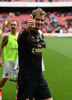 Arsenal Legends V Real Madrid Legends 2018-19 Prints: Jens Lehmann Reflects: Arsenal Legends vs Real Madrid Legends at Emirates Stadium (2018-19)