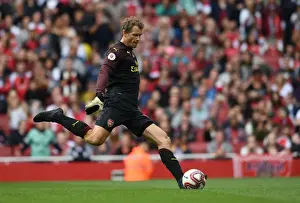 Arsenal Legends V Real Madrid Legends 2018-19 Prints: Jens Lehmann's Thrilling Penalty: Arsenal Legends vs Real Madrid Legends (2018-19)
