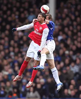 Jeremie Aliadiere (Arsenal) Alan Stubbs (Everton)