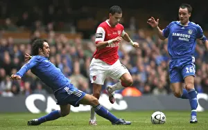 Jeremie Aliadiere (Arsenal) Ricardo Carvalho and John Terry (Chelsea)