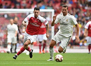 Images Dated 8th September 2018: Jeremie Aliadiere Shines in Arsenal Legends vs Real Madrid Legends Clash (2018-19)