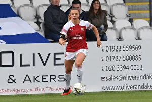 Images Dated 4th November 2018: Jessica Samuelsson in Action for Arsenal Women vs Birmingham Ladies, WSL (Women's Super League)