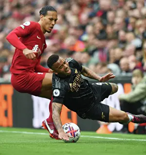 Jesus vs. Van Dijk: A Premier League Showdown at Anfield, 2022-23