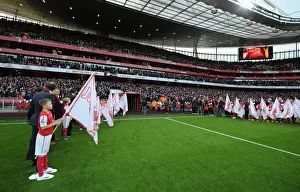 Arsenal V Everton 2011-12 Prints: Jnr Gunners Pre-Match Activities: Arsenal vs Everton, Premier League, 2011-12