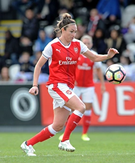Arsenal Ladies V Tottenham Hotspur Ladies FA Cup 2017 Prints: Jodie Taylor: In Action for Arsenal Ladies Against Tottenham Hotspur Ladies, FA Cup 2017