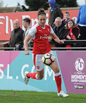 Arsenal Ladies V Tottenham Hotspur Ladies FA Cup 2017 Prints: Jodie Taylor: In Action for Arsenal Ladies Against Tottenham Hotspur Ladies in FA Cup 2017
