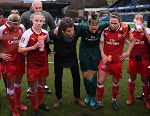 Joe Montemurro Addresses Arsenal Ladies after Reading FC Women Match