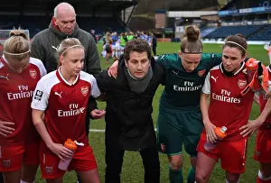 Joe Montemurro Addresses Arsenal Ladies After WSL Match against Reading FC Women