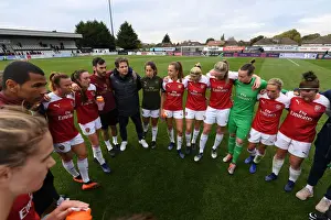 Joe Montemurro Addresses Arsenal Women's Team After Match Against Birmingham Ladies