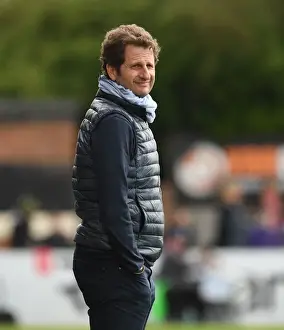Arsenal Women V Manchester City Women 2018-19 Prints: Joe Montemurro Leads Arsenal Women in Showdown Against Manchester City (WSL)