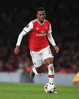 Arsenal v Standard Liege 2019-20 Collection: Joe Willock in Action: Arsenal's Europa League Victory over Standard Liege, October 2019