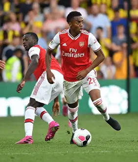 Joe Willock in Action: Arsenal's Midfield Maestro Shines Against Watford, Premier League 2019-20