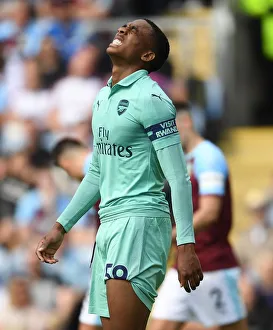 Burnley V Arsenal 2018-19 Prints: Joe Willock in Action: Burnley vs Arsenal, Premier League 2018-19