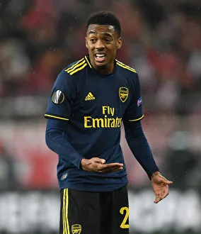 Olympiacos V Arsenal 2019-20 Prints: Joe Willock in Action: Olympiacos vs