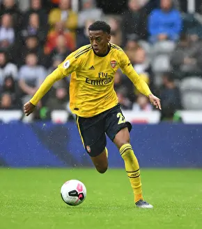 Newcastle United V Arsenal 2019-20 Prints: Joe Willock in Action: Premier League Battle - Arsenal vs. Newcastle United