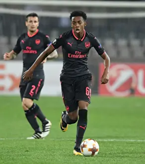 Red Star Belgrade V Arsenal 2017-18 Prints: Joe Willock: Arsenal's Standout Performance against Red Star Belgrade
