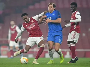Arsenal V Molde FK 2020-21 Prints: Joe Willock Scores Arsenal's Fourth Goal Against Molde FK in Europa League Match