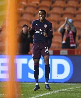 Images Dated 5th January 2019: Joe Willock's Brace: Arsenal Advance in FA Cup with 2-1 Win over Blackpool