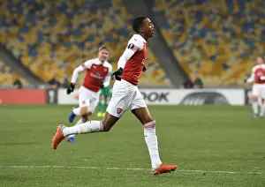 FC Vorskla Poltava V Arsenal 2018-19 Prints: Joe Willock's Hat-Trick: Arsenal Cruise Past Vorskla Poltava in Europa League