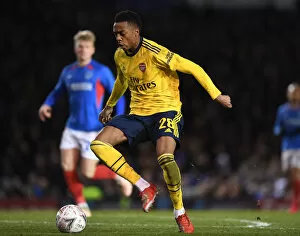 Portsmouth v Arsenal FA Cup 5th Rd 2020 Collection: Joe Willock's Standout Display: Arsenal Advances in FA Cup Against Portsmouth