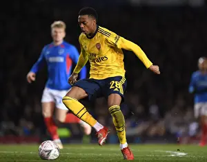 Portsmouth V Arsenal FA Cup 5th Rd 2020 Prints: Joe Willock's Standout Display: Arsenal Advances in FA Cup Against Portsmouth