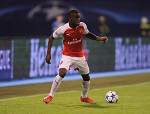Dinamo Zagreb V Arsenal 2015-16 Prints: Joel Campbell in Action: Arsenal vs. Dinamo Zagreb, UEFA Champions League, 2015