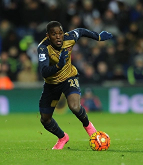 West Bromwich Albion V Arsenal 2015-16 Prints: Joel Campbell in Action: Arsenal vs. West Bromwich Albion (2015-16)