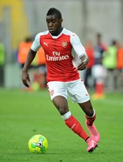 Lens v Arsenal 2016-17 Collection: Joel Campbell in Action: Arsenal's Pre-Season Clash against RC Lens, 2016