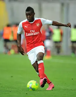 Lens V Arsenal 2016-17 Prints: Joel Campbell in Action: Arsenal's Star Player Shines in Lens Pre-Season Friendly